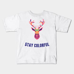 Deer Colorful Kids T-Shirt